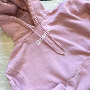 Glossier Pink Hoodie